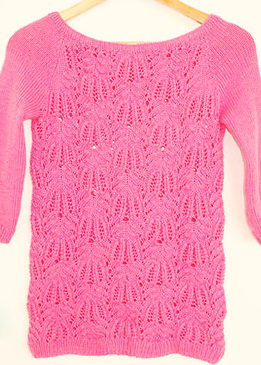 Lace sweater