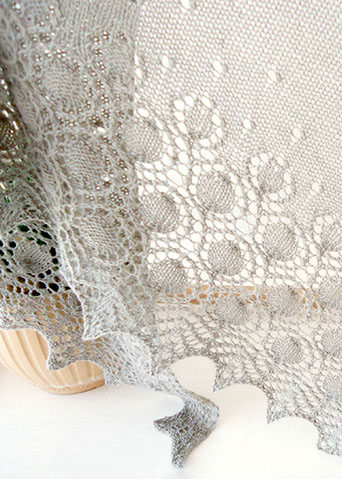 Dew drops shawl