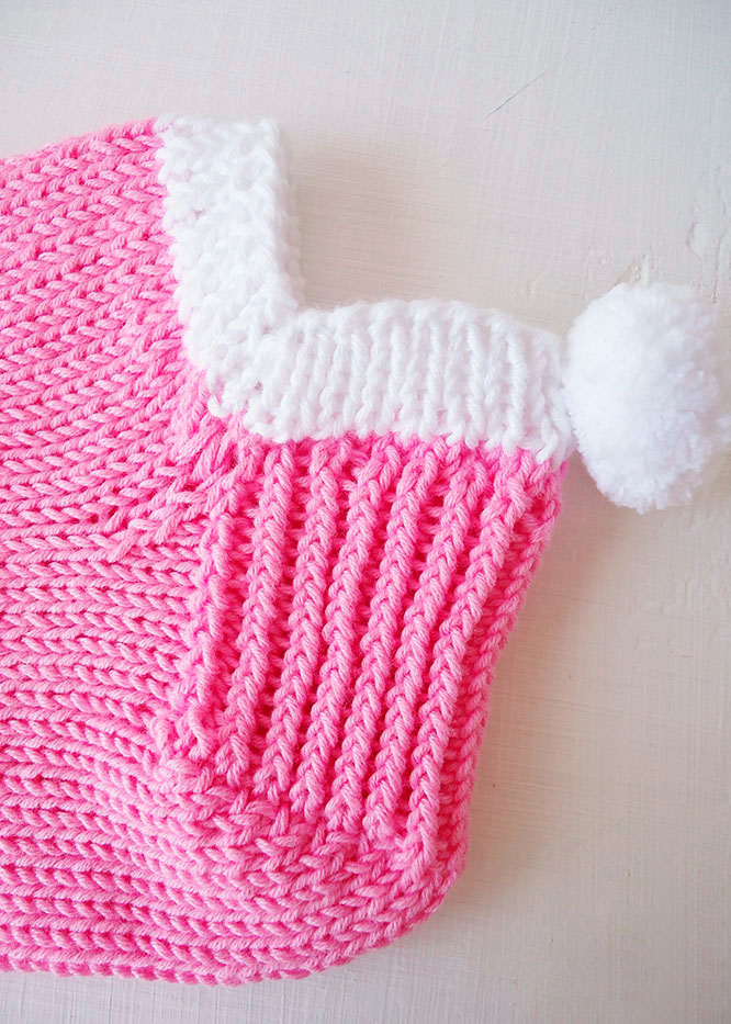 Purl Bee socks: Pom pom peds