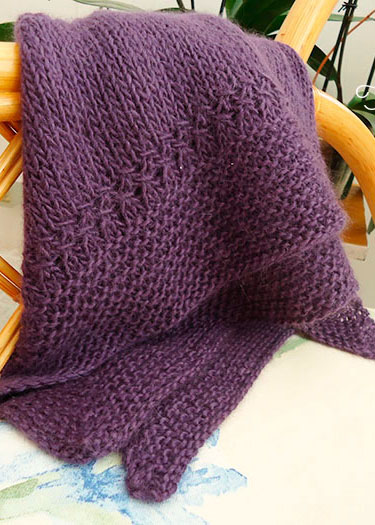 Textured shawl